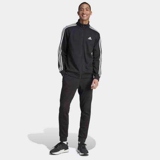 Мужской костюм Adidas Basic 3-Stripes Fleece Track Suit - IJ6067
