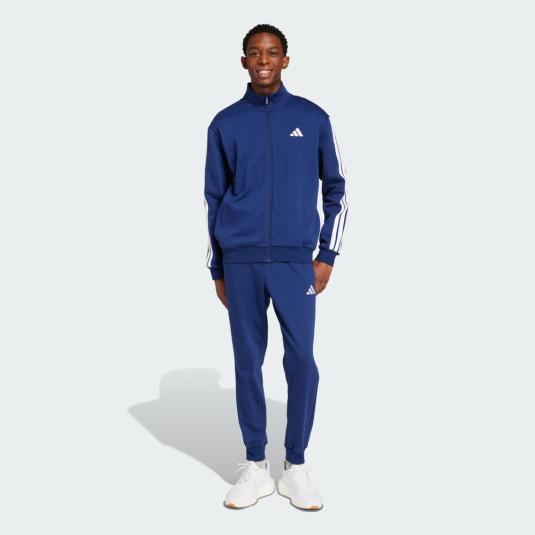 Мужской костюм Adidas Sportswear Basic 3-Stripes Fleece Track Suit - JI8882