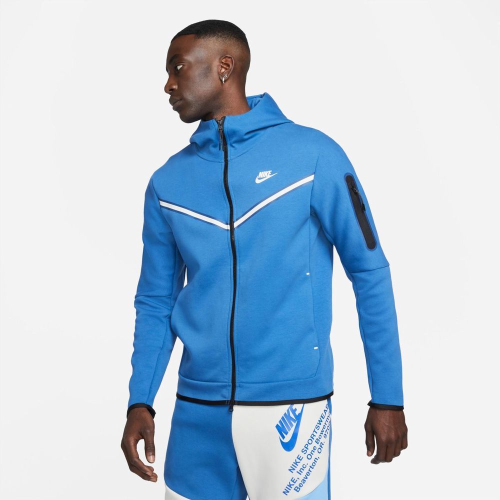 Мужская толстовка Nike Tech Fleece Hoodie Fz Wr - CU4489-407 в