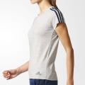 Женская футболка Adidas Essential 3-Stripes - S97186